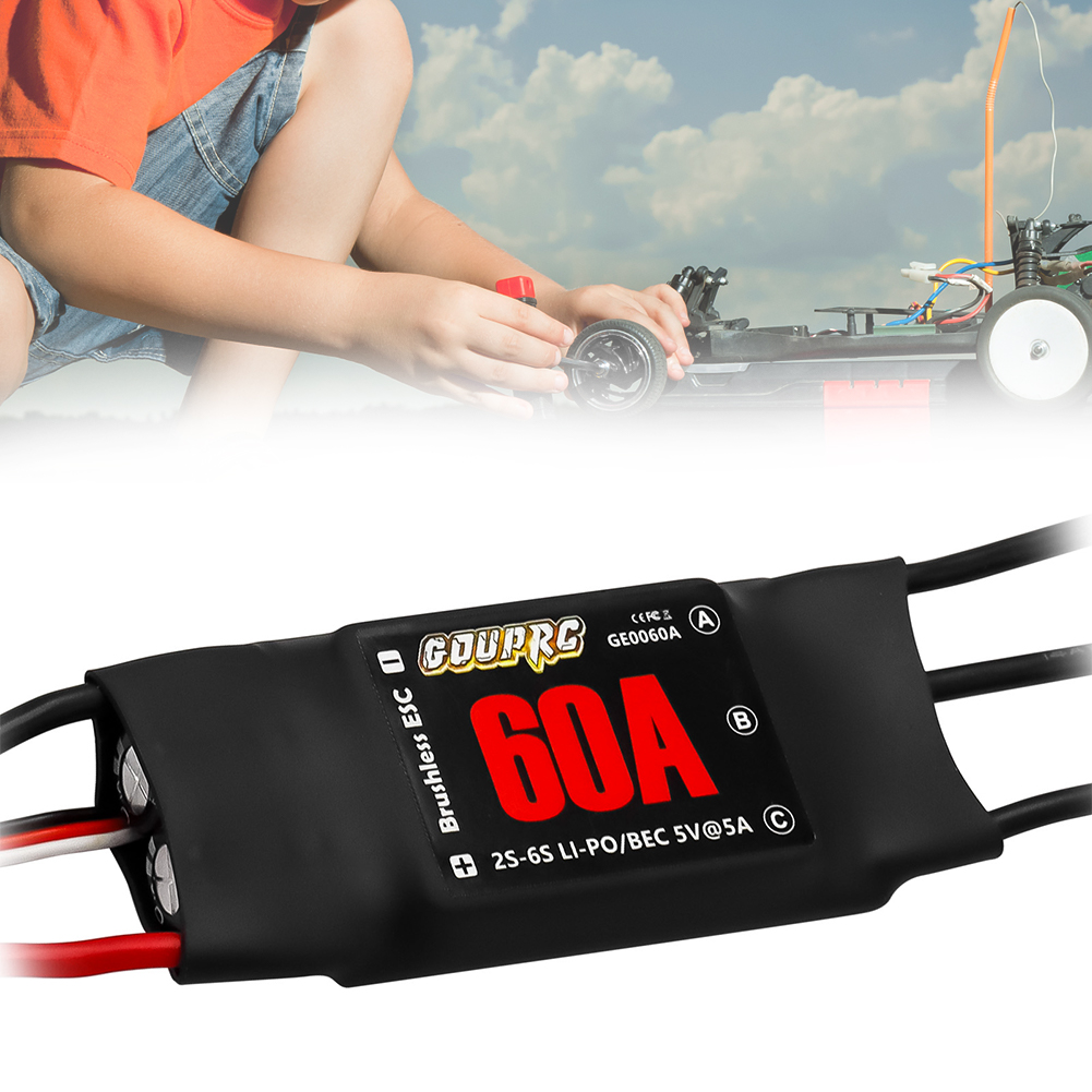 Rc Helicopter Electric - Controlador de Velocidade Elétrico Brushless 60A
