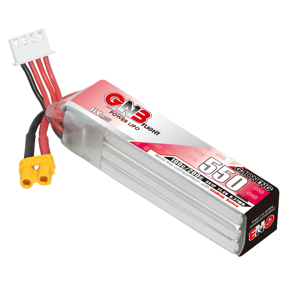 Bateria lipo gnb hv 11.4v 550m - Rc Helicopter Parts avaliação e preço