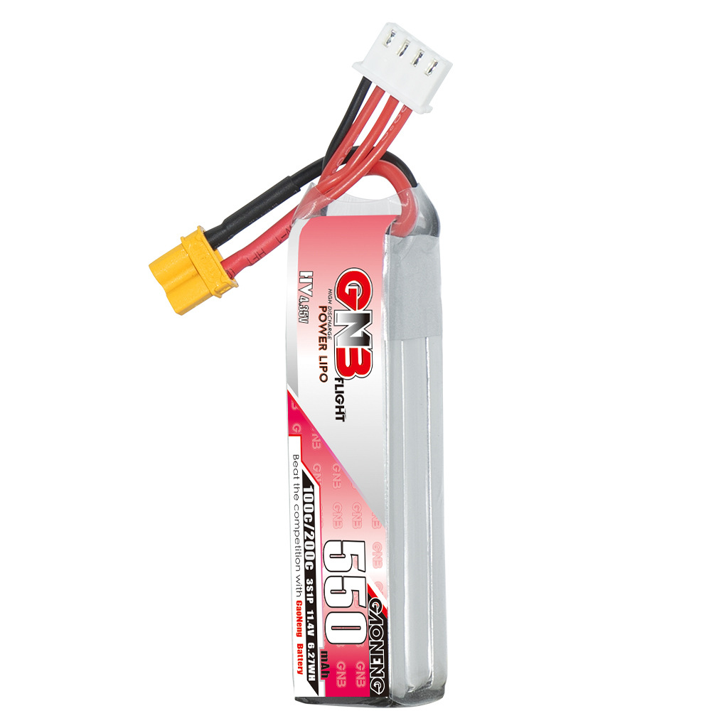 Bateria lipo gnb hv 11.4v 550m - Rc Helicopter Parts avaliação e preço