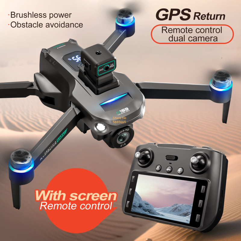 8k câmera dupla 5g wifi fpv co - Rc Helicopter Electric avaliação e preço