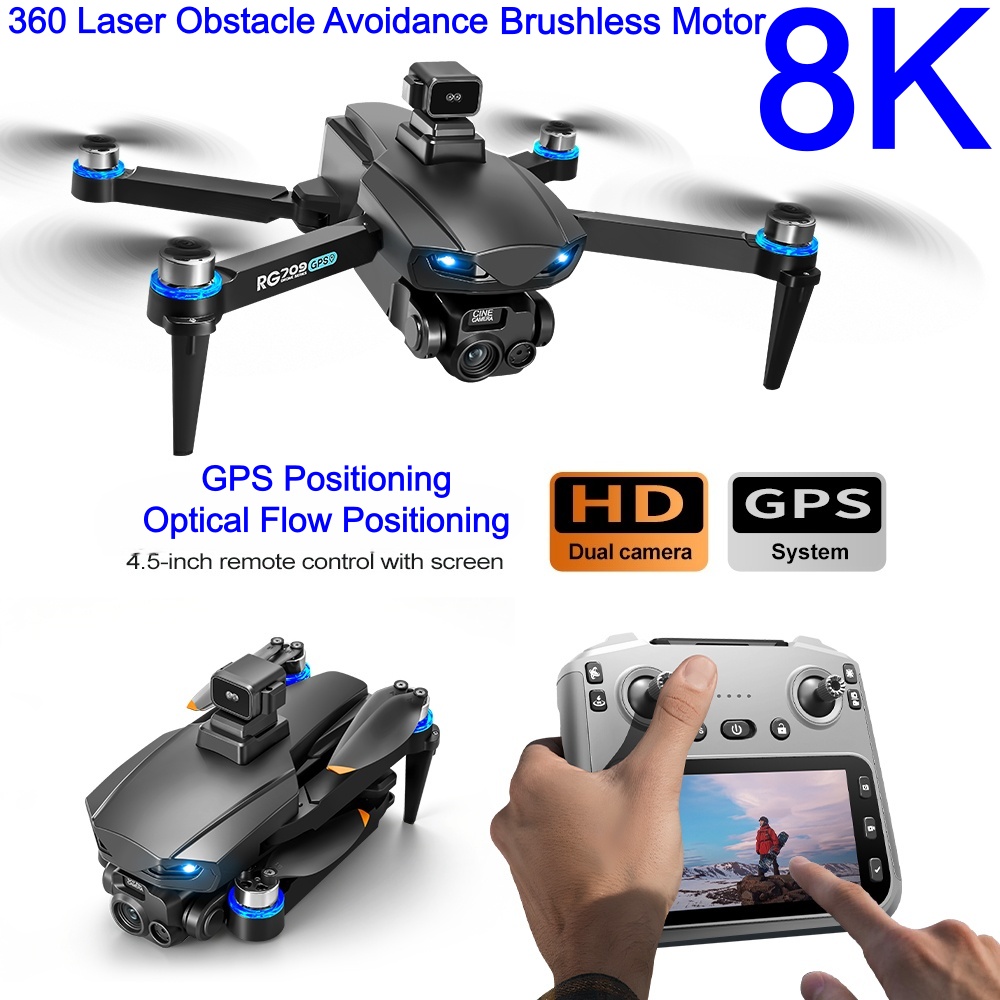 Novo drone 8k com câmera hd, l - Rc Helicopter Electric avaliação e preço