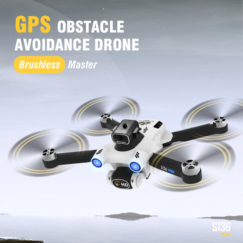 Drone S136 Pro Ultra RC com Câ - Rc Helicopter Electric avaliação e preço